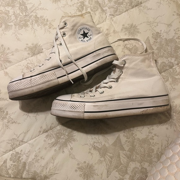 Converse Platform White High-Top Sneakers - Picture 3 of 4